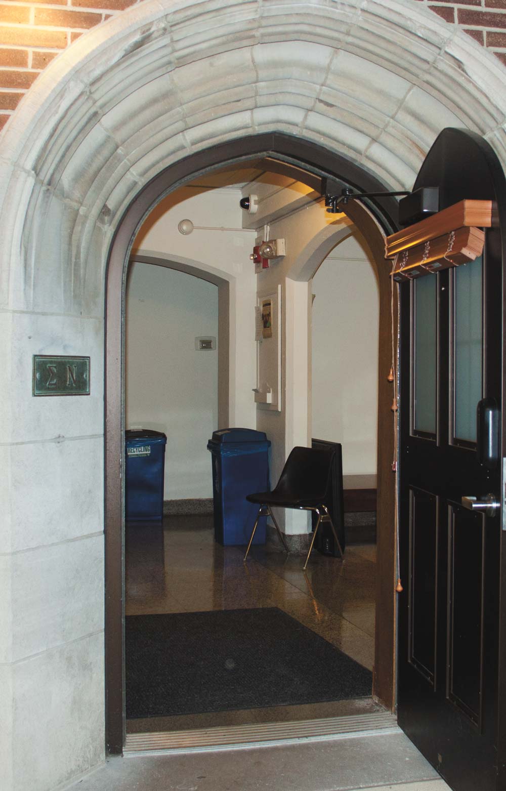 Cameras installed inside houses on Upper Row Student Life