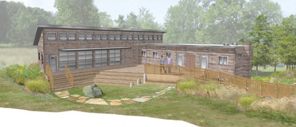 Artist's rendering of the Tyson Research Center