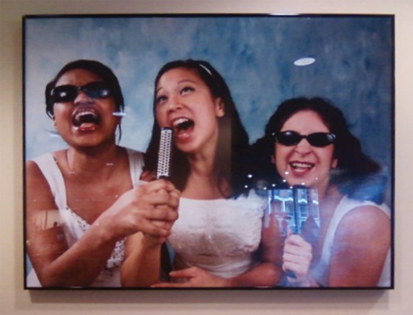A picture for the play “Big Love” that used to hang in Bear’s Den is being sold at an auction by Mr. Wash. U. to raise money for City Faces on Thursday at Ursa’s Fireside. (Courtesy of Alex Garcini)