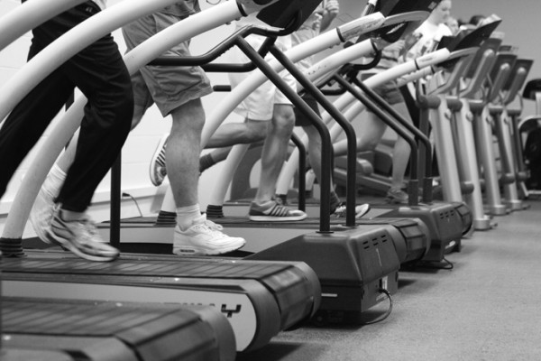 Students take advantage of the treadmills in the McWilliams Fitness Center. (Matt Mitgang | Student Life)