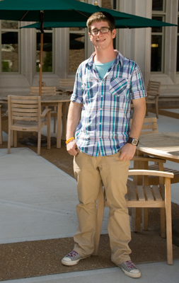 Freshman Gabe Cralley (Mariam Shahsavarani | Student Life)