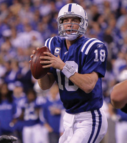 Quarterback Peyton Manning will lead the Colts into the Super Bowl against the Saints on Sunday. (Mark Cornelison | Lexington Herald-Leader | MCT CAMPUS)