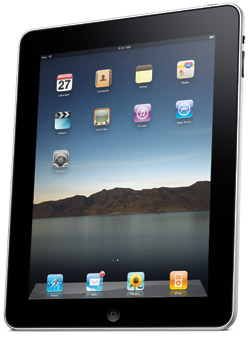 The Apple iPad, a tablet computer announced on Jan. 27, 2010, will have versions released later this year in March and April. (Courtesy of Apple)