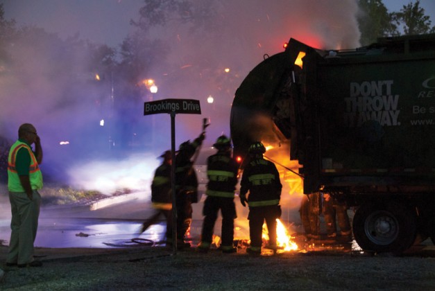Fire on Wash. U.’s doorstep