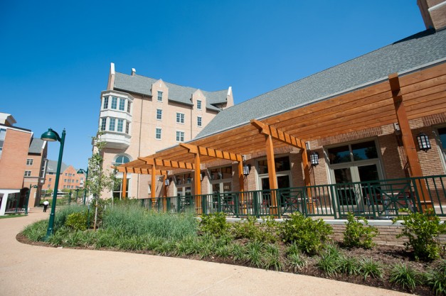 Outside College Hall