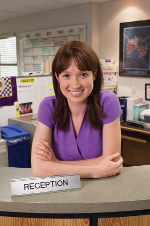 Ellie Kemper, who plays receptionst Erin Hannon on NBC’s “The Office,” is the granddaughter of Mildred Lane Kemper. Her most recent role is Claire in Sofia Coppola’s new movie, “Somewhere.”