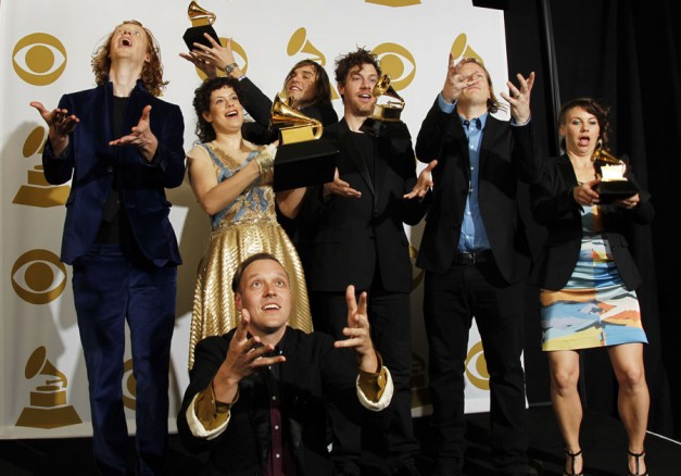 Arcade Fire nabbed Album of the Year at the 53rd Annual Grammy Awards show at the Staples Center in Los Angeles, California on February 13, 2011. 