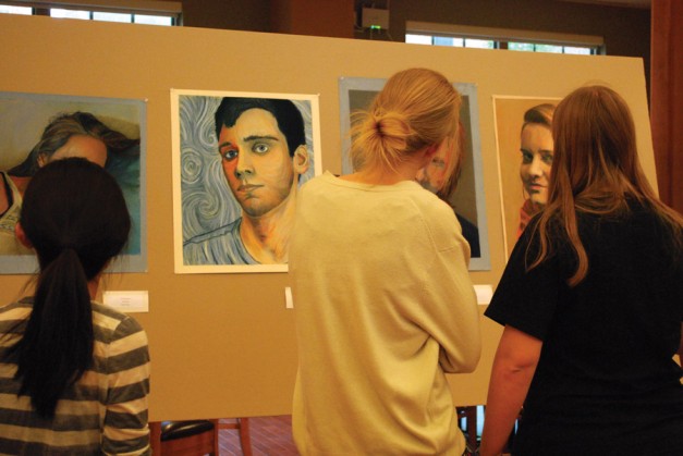 Freshmen artists display talents in  ‘Mastercopy and Portrait Exhibition’