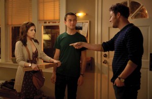 Anna Kendrick, from left, Joseph Gordon-Levitt and Seth Rogen star in "50/50." 