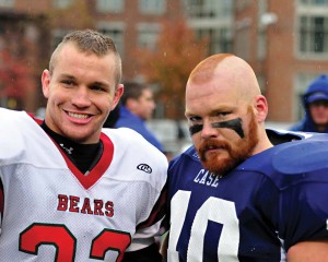 Brothers Chris and Trevor LaBarge have united on the Wash. U. football team this year. Trevor transferred from Case Western after making all-UAA last season.