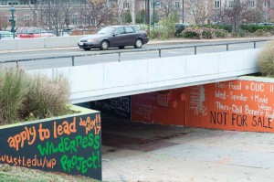 The Underpass connecting main campus to the South 40. A recent report published by the Federal Highway Administration rated the bridge as structurally deficient.