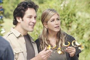 Paul Rudd stars as George and Jennifer Aniston stars as Linda in Universal Pictures’ “Wanderlust.” 