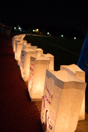 Relay celebrates a decade at the University, McLeod honored in Luminaria ceremony