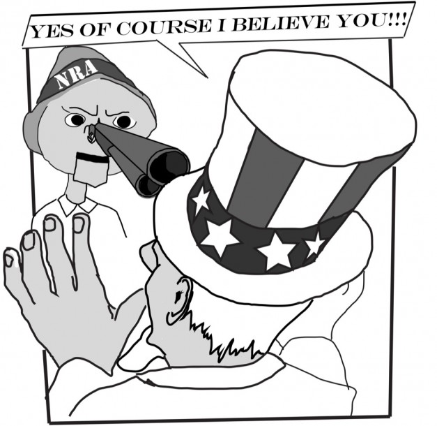 Editorial Cartoon: Yes of course I believe you!