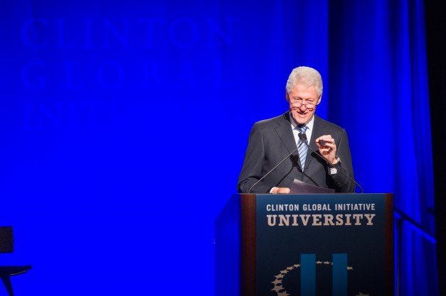 Bill Clinton, panelists open commitment to action discussion