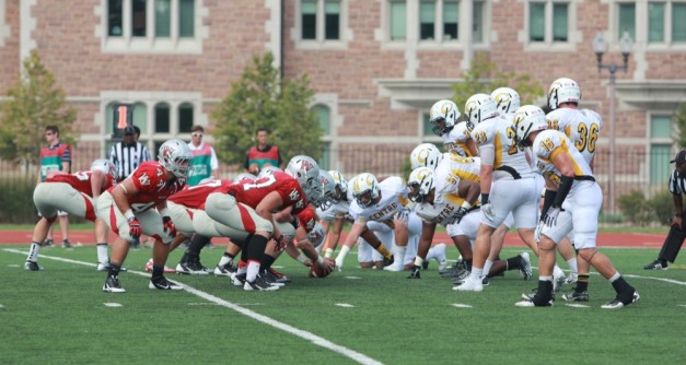 Football’s offense bounces back in win over Centre