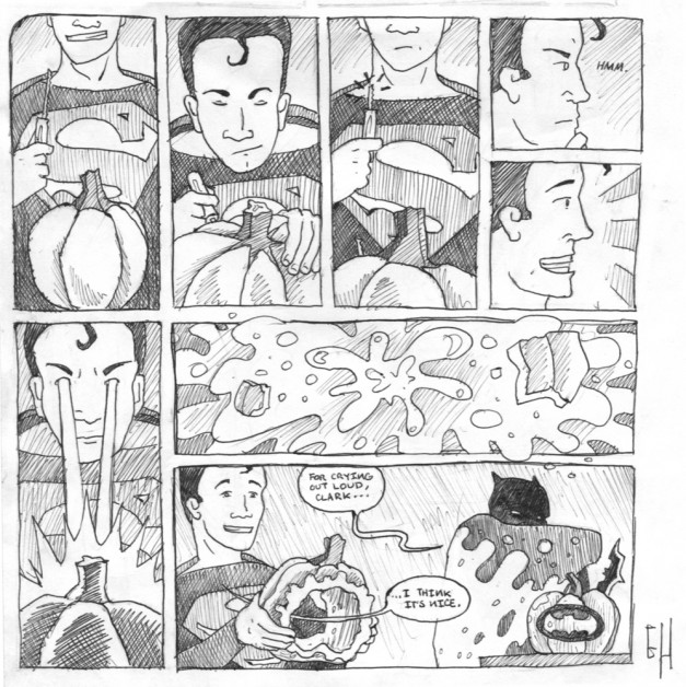 Editorial Cartoon: Carving Pumpkins