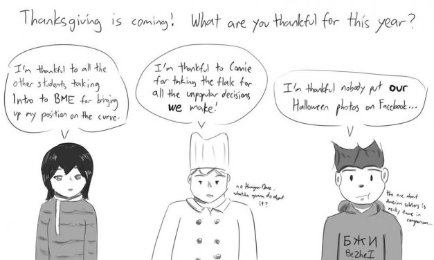 Editorial Cartoon: What are you thankful for this year?