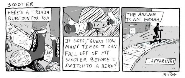Editorial Cartoon: Scooter