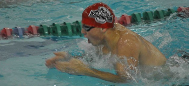 Swimming posts five school records at two-day Wheaton Invitational