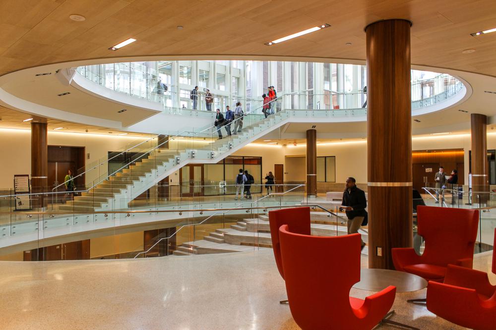 Olin Business school classes migrate to Knight and Bauer