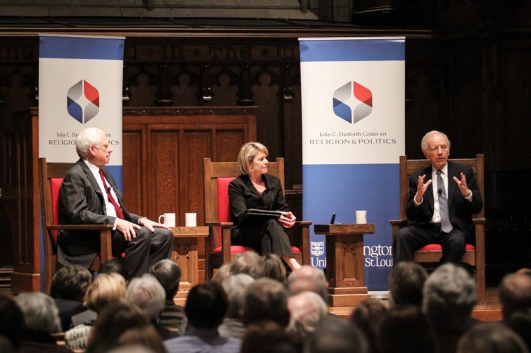 Former senators discuss partisanship and religion