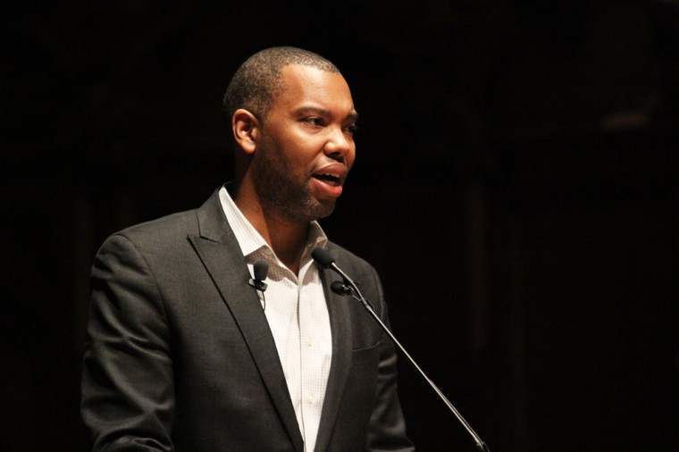 Writer Ta-Nehisi Coates addresses packed Graham Chapel on racism