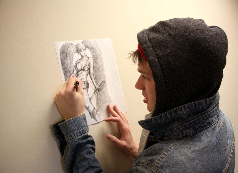 Straight white male is great, takes art school by storm