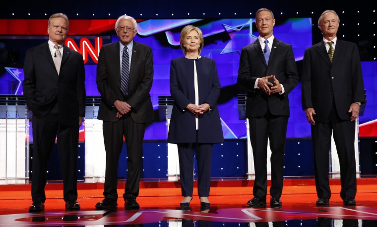 Democratic candidates host a “substantive” debate: Clinton and Sanders face off