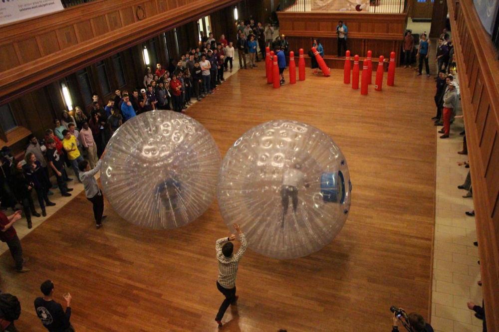 human bowling set