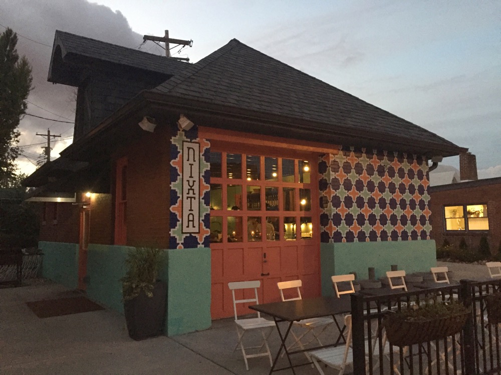 Nixta, a new Mexican restaurant from Ben Poremba and chef Tello Carreon, stand where Old Standard Fried Chicken’s used to in the Botanical Heights neighborhood.