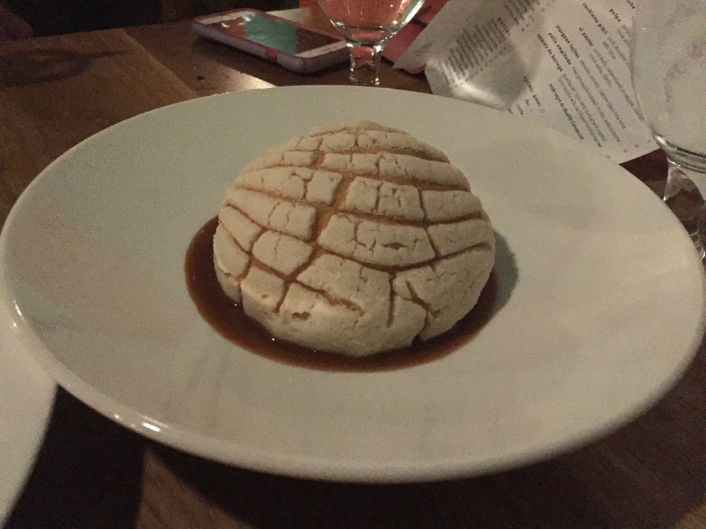 The concha was one of the highlights of Nixta’s dessert options.