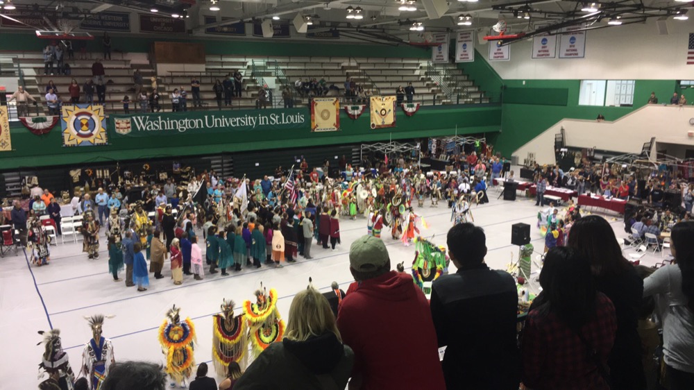 Washington University showered with both rain and culture