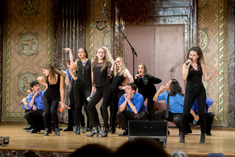 The Mosaic Whispers perform in April 2016. Nine of the 11 Washington University student a cappella groups will perform at a charity concert April 1.