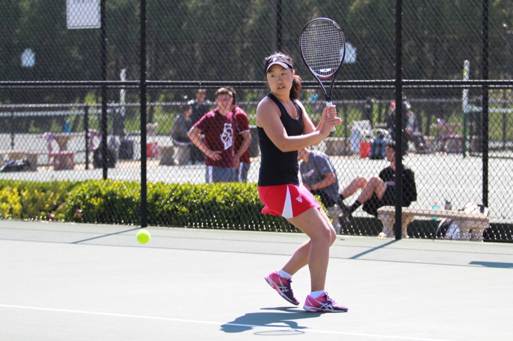 Men’s, women’s tennis both pick up pair of weekend road wins