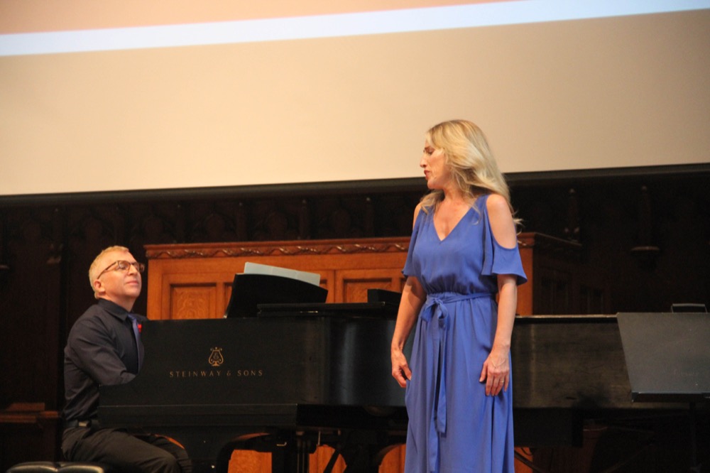 Singers perform at the “Reflections: Unity, Social Justice and Peace” event on Wednesday, Aug. 30. The event was held in Graham Chapel, and all Washington University students were invited to attend the community gathering in week one of class.