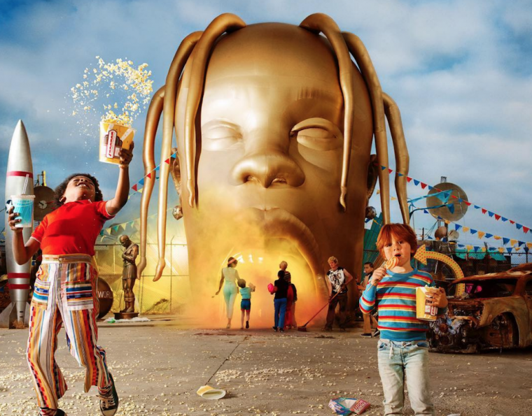 Album cover for "Astroworld" by Travis Scott