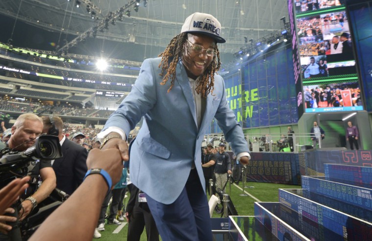 The Seattle Seahawks selected UCF linebacker Shaquem Griffin in the fifth round, 141st overall, during the 2018 NFL Draft.