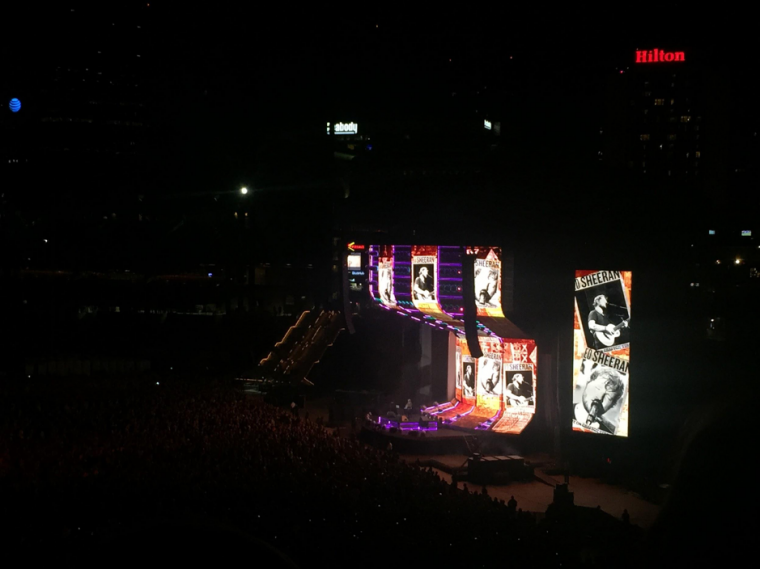 ‘Thinking Out Loud’ about Ed Sheeran at Busch Stadium