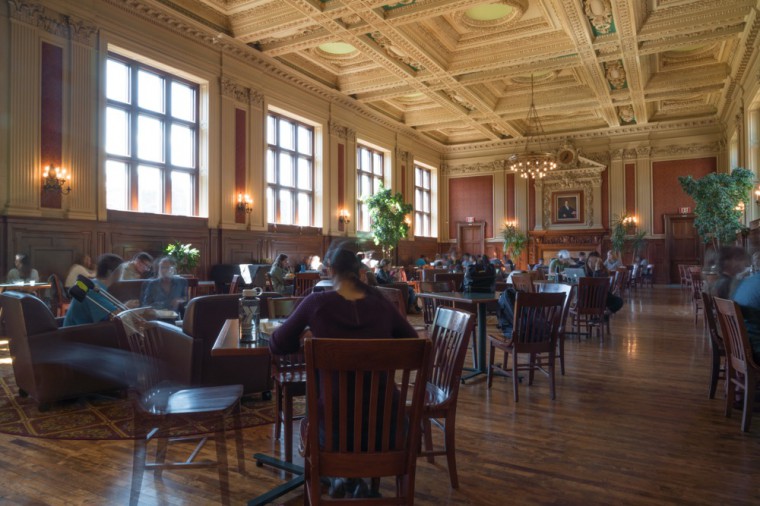 Holmes Lounge is currently one of the east-most eateries on campus. Once the East End transformation is complete, students will have access to a larger cafeteria with extended hours and more food options.