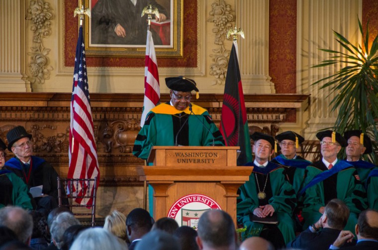 President of the Republic of Malawi, former WU professor receives honorary degree