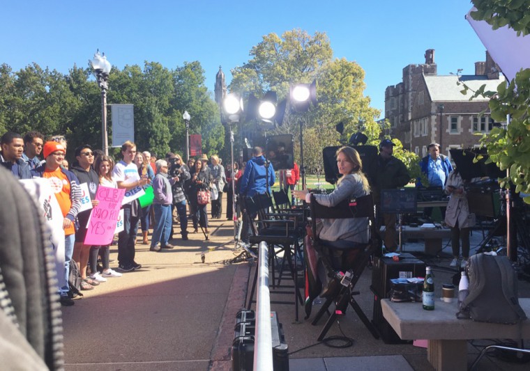 Students bring attention to campus issues on ‘Live with Katy Tur’
