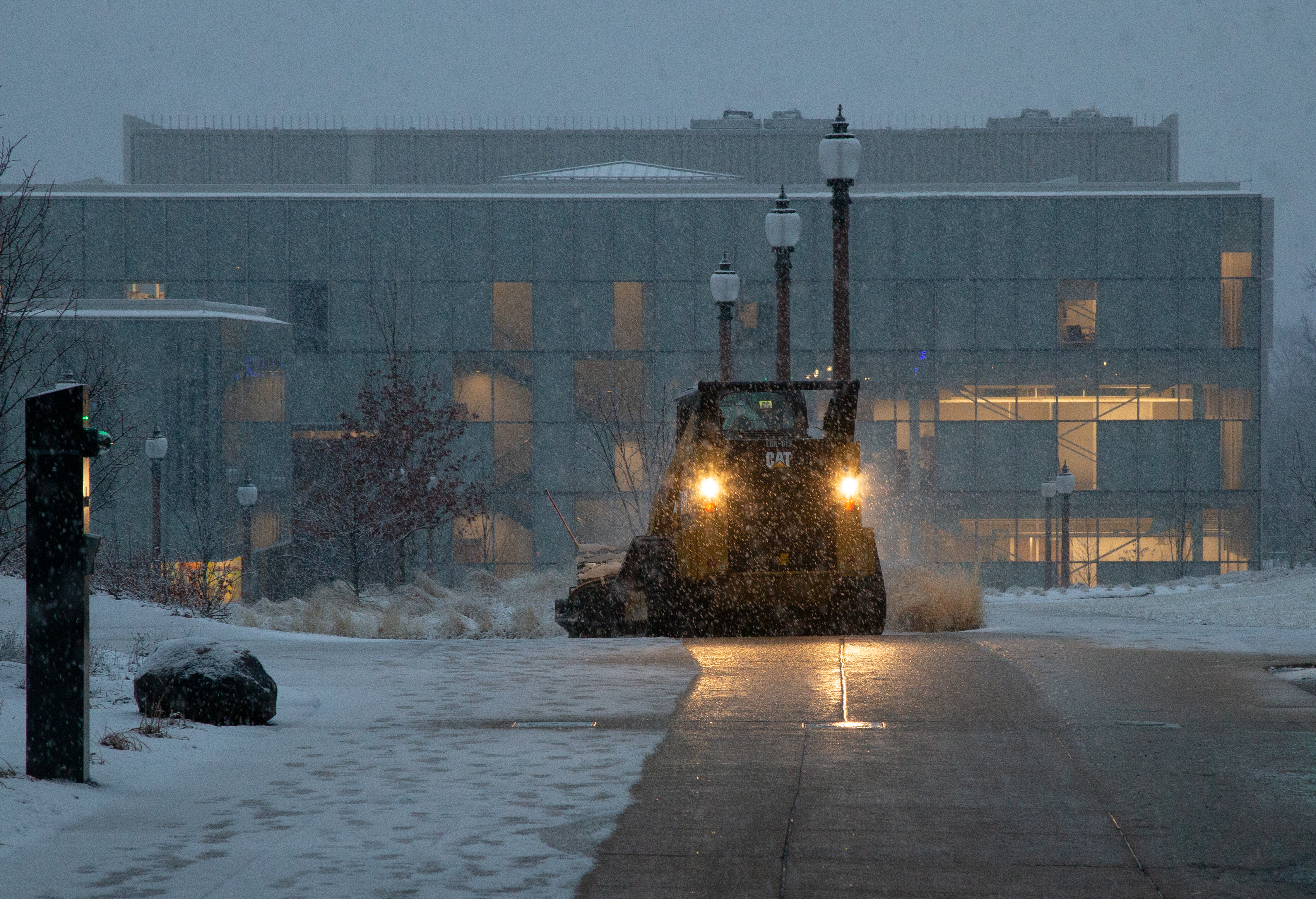 Snapshots: A snowy night in January