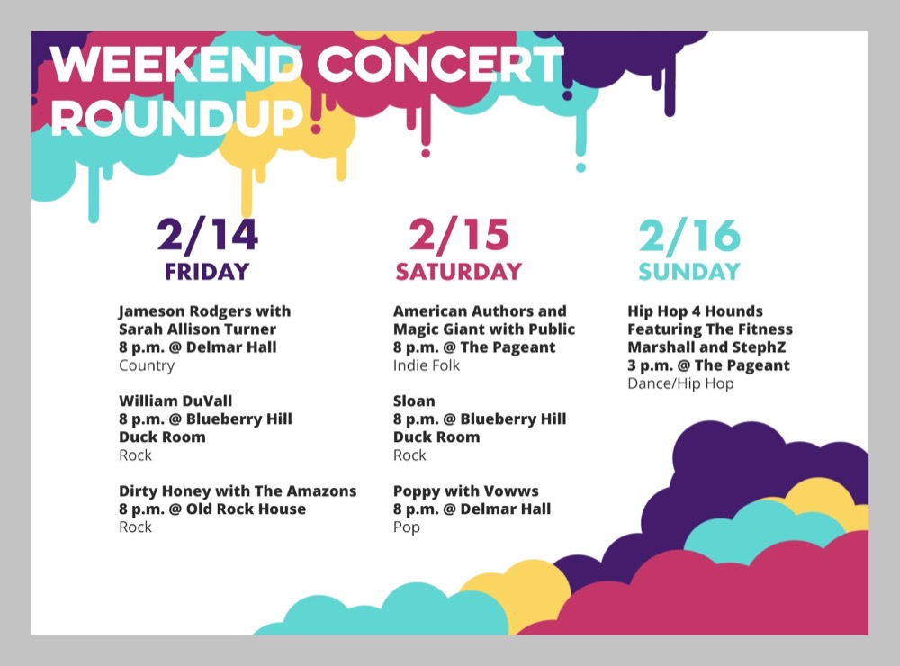 Weekend concert roundup: Feb. 14-16