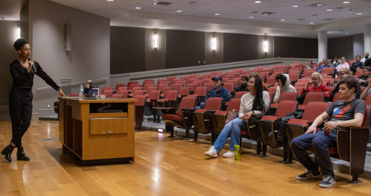 Conservative speaker draws questions regarding race theory, gender, and