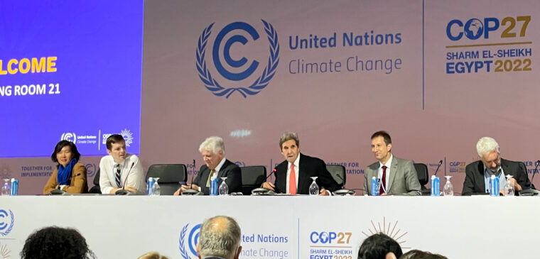 Washington University students attend the 2022 UN Climate Change Conference in a week-long trip to Egypt