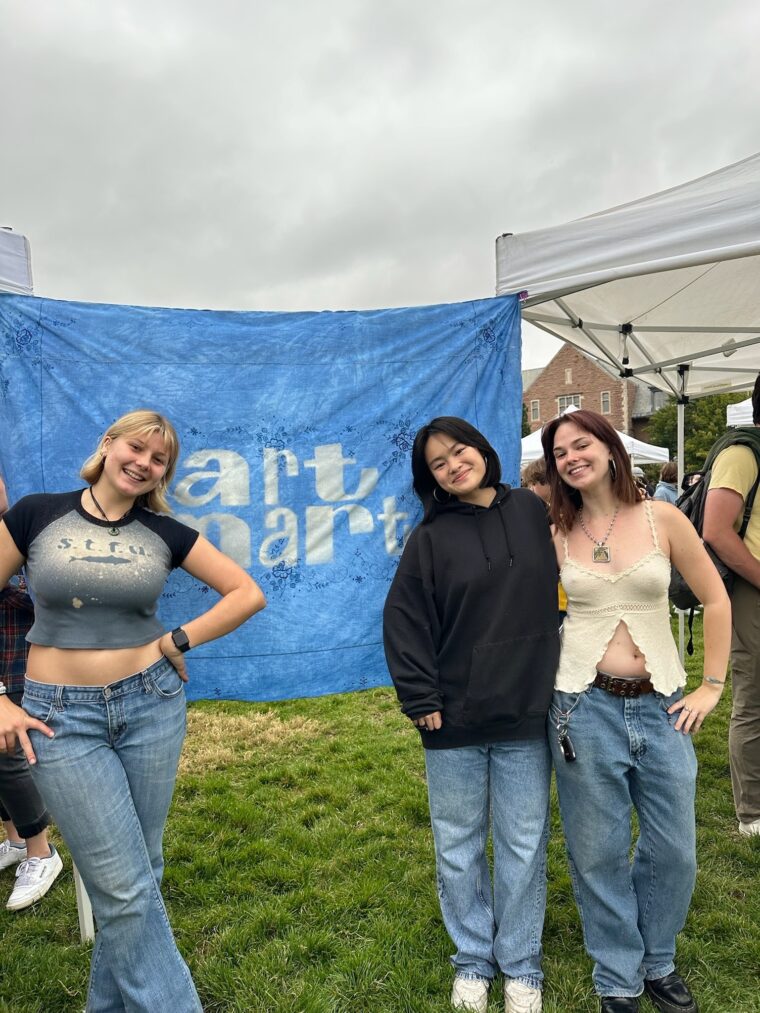 First-ever “Art Mart” attracts hundreds of students at WU