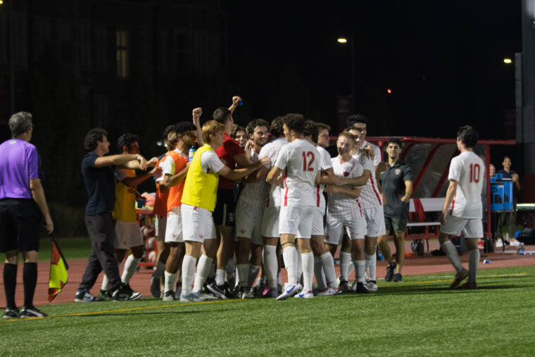 Men’s soccer triumphs over Case Reserve and Carnegie to earn its first conference wins of the season