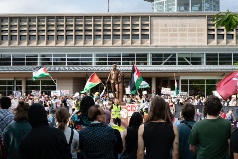Chancellor Martin condemns pro-Palestine protest and encampment