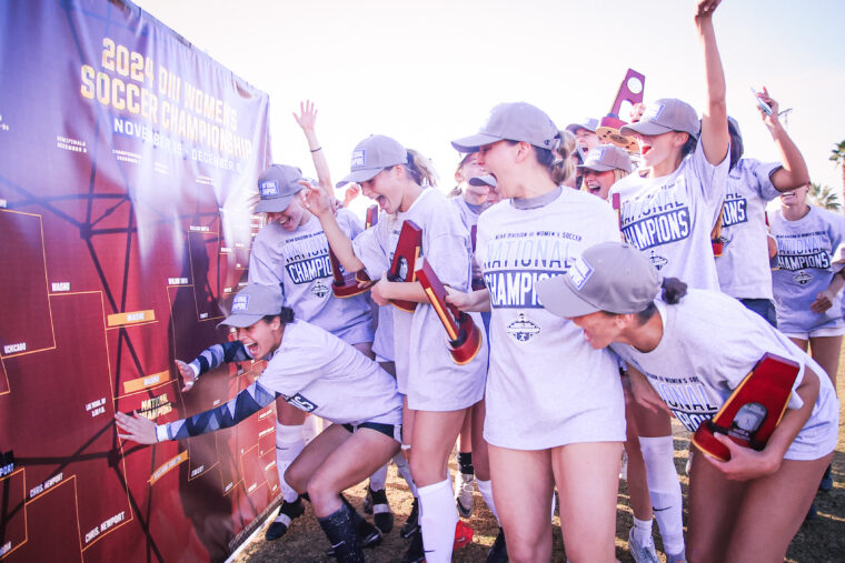 Women’s soccer wins program’s second-ever national championship
